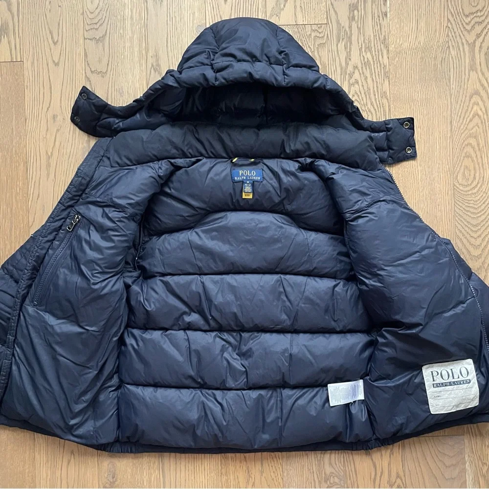 Polo by Ralph Lauren Big Boys’ The Gorham Down Hooded Puffer Jacket - Picture 3 of 6